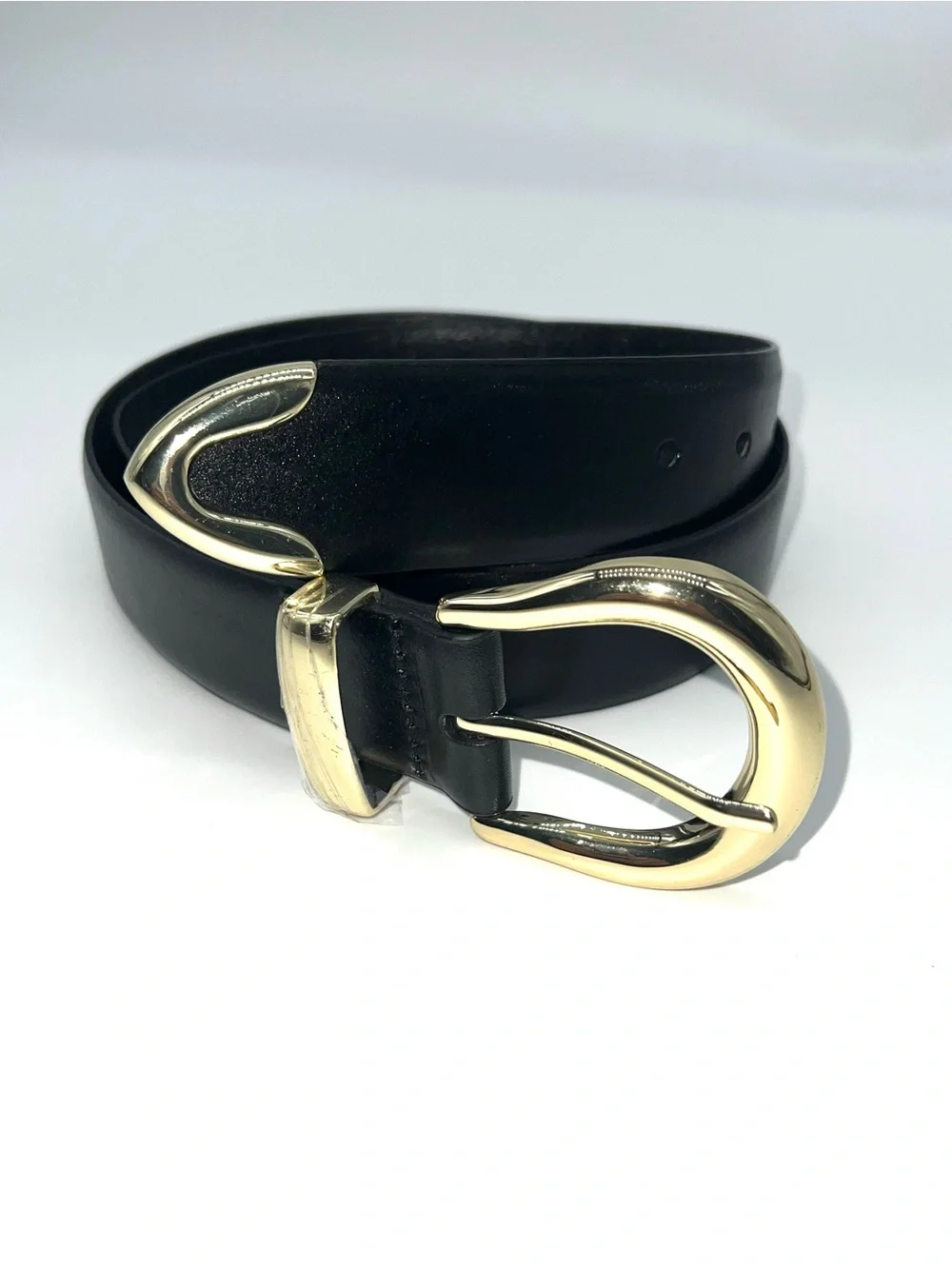 Treasure & Bond from Nordstrom Women's Black Leather Western Inspired Belt-39.5